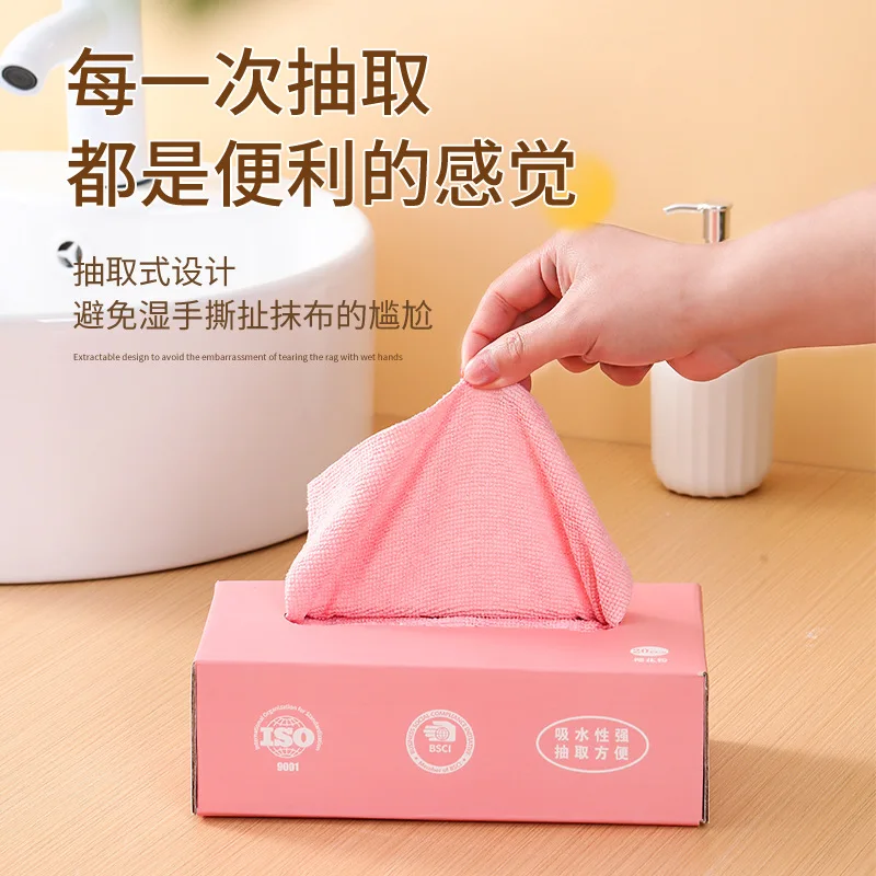 Disposable Kitchen Towels Lazy Rag Washable Dishcloth Household Non-Woven  Fabric Cleaning Nonstick Wiping Rag Washcloth House - AliExpress