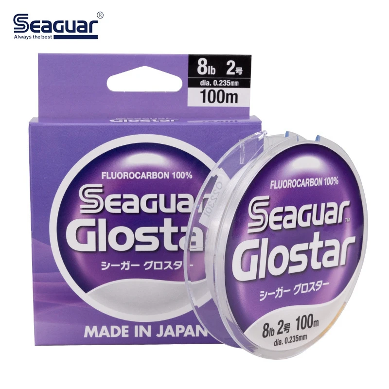 

Original Seaguar GLOSTAR 100% FLUOROCARBON Fishing Line 50th Anniversary Commemorative Leading sub Lure Fishing LINE 100M/60M