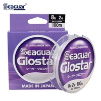 Original Seaguar GLOSTAR 100% FLUOROCARBON Fishing Line 50th Anniversary Commemorative Leading sub Lure Fishing LINE 100M/60M 1