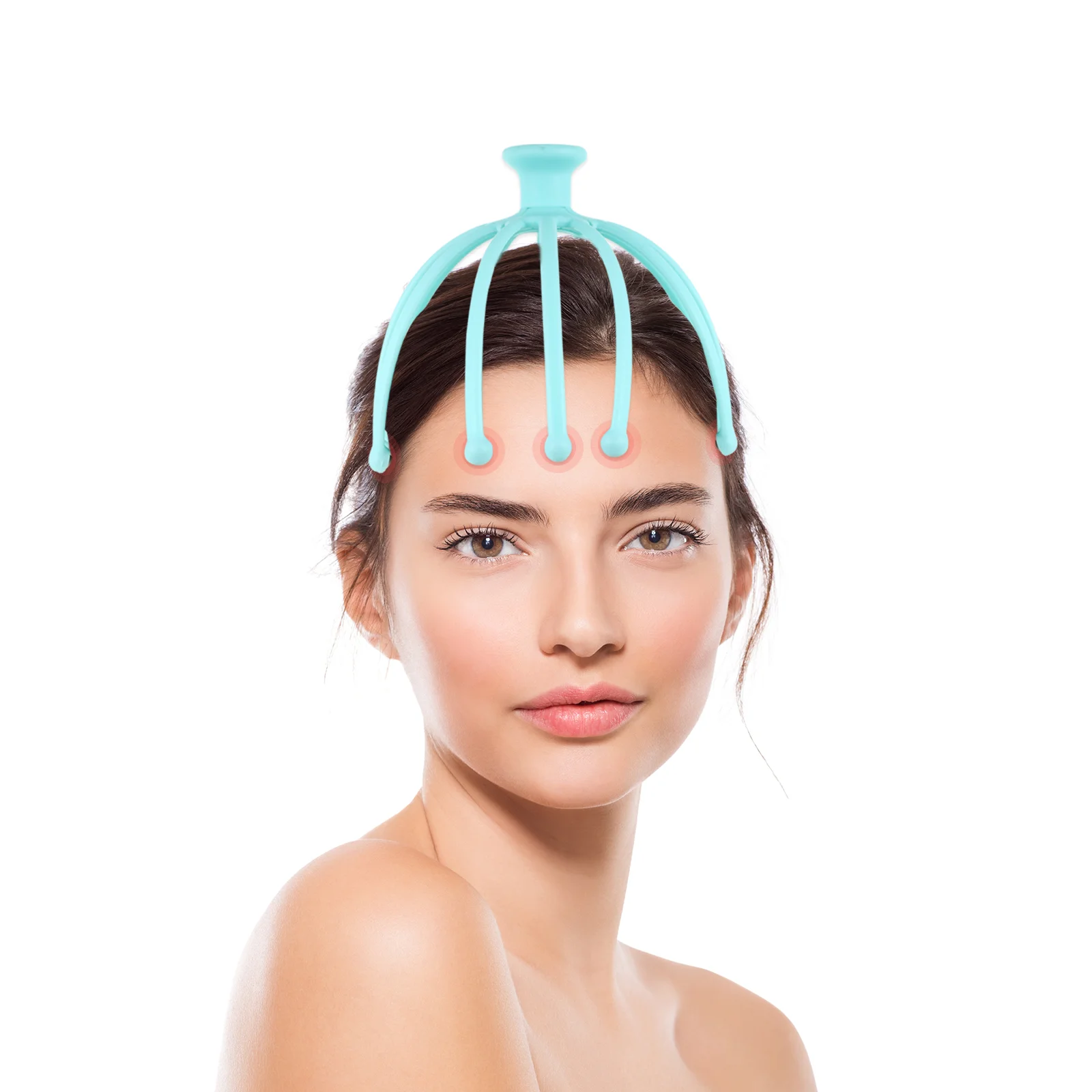 Head Massager Scalp Tool Tools Octopus Scraping Massaging Handheld for Multi-function