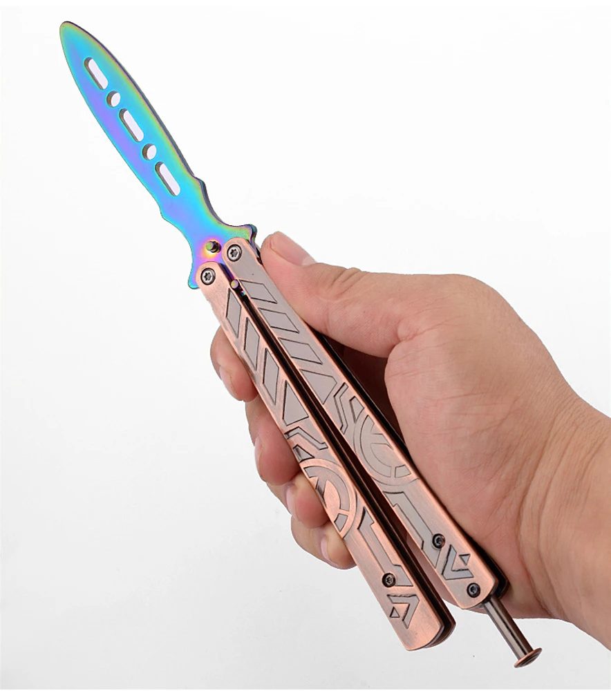 Practice Butterfly Comb | Csgo Training Butterfly Knife - Knife Tools All-steel - Aliexpress