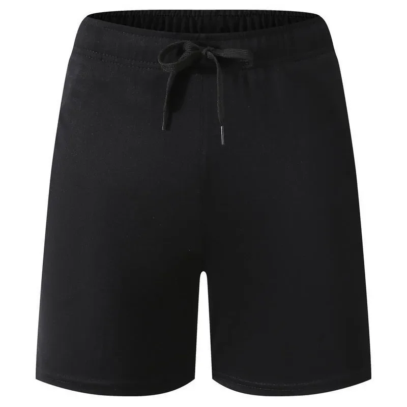 Men's Summer New Loose Ice Silk Thin Breathable Five-Point Pants Solid Color Straight Leg Sports Casual Badminton Shorts