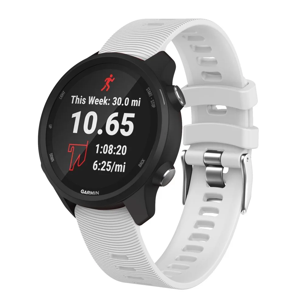 Vibrant 20mm Sport Silicone Smart Watchband Bracelet