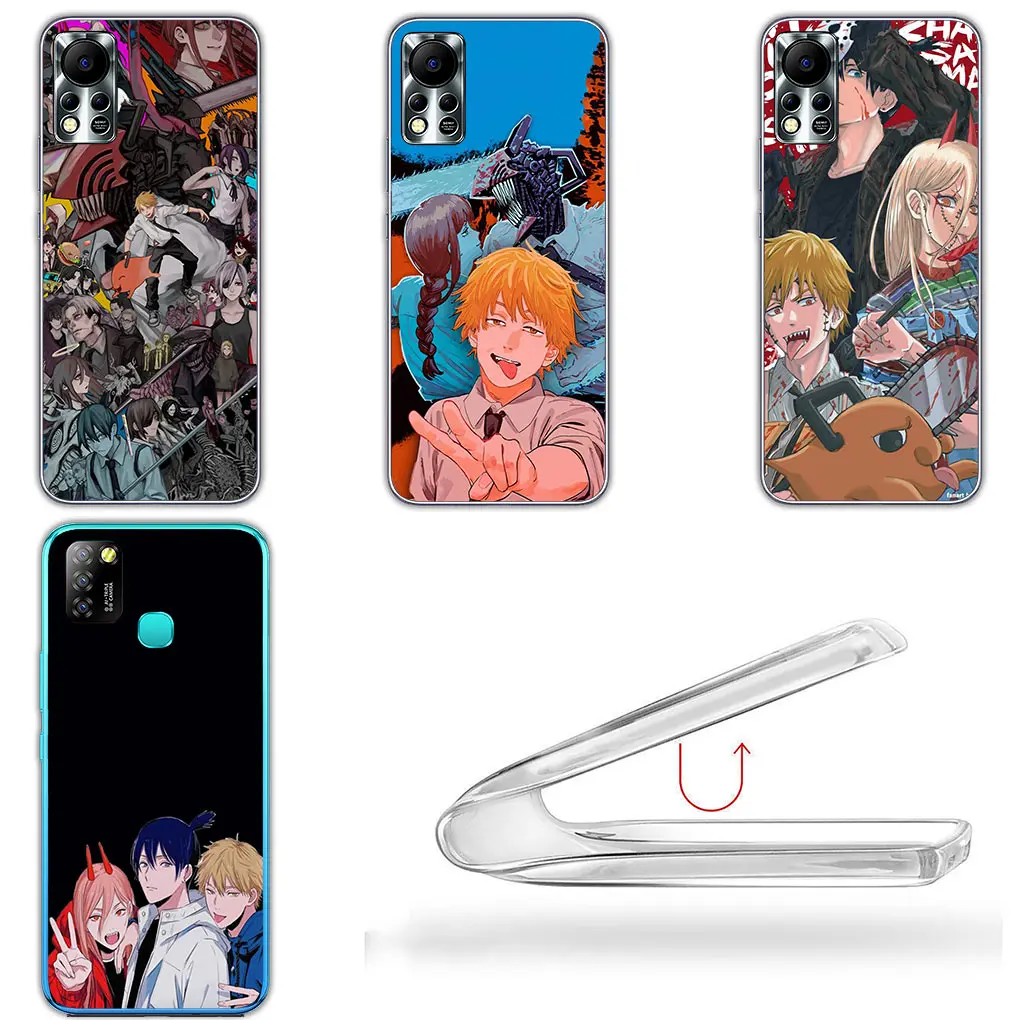Chainsaw Man Gir Denji Makima Themed Phone Case Cover
