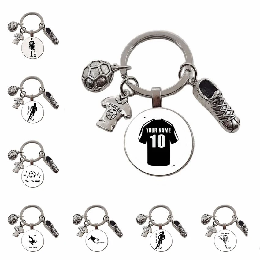 Football Diy Custom Name Keychain To Play Football Boy Keychain, Diy Keychain For Football Lovers