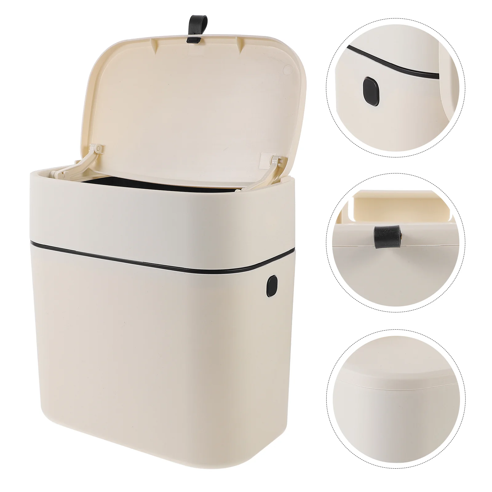 

Kitchen Trash Can Counter Garbage Wastebasket Organization Silica Gel