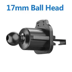Universal Car Phone Holder for Air Vent - Interior Mount & Support Gadget (Black)