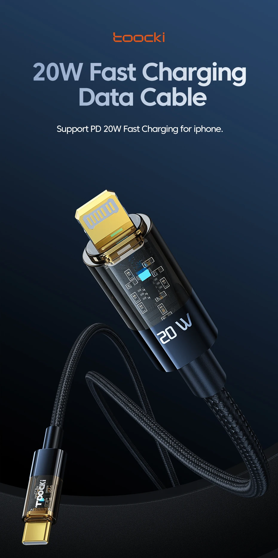 USB C Cable for iPhone 14 13 12 Pro Max XS XR 8 7 PD 20W USB C to Fast Charging