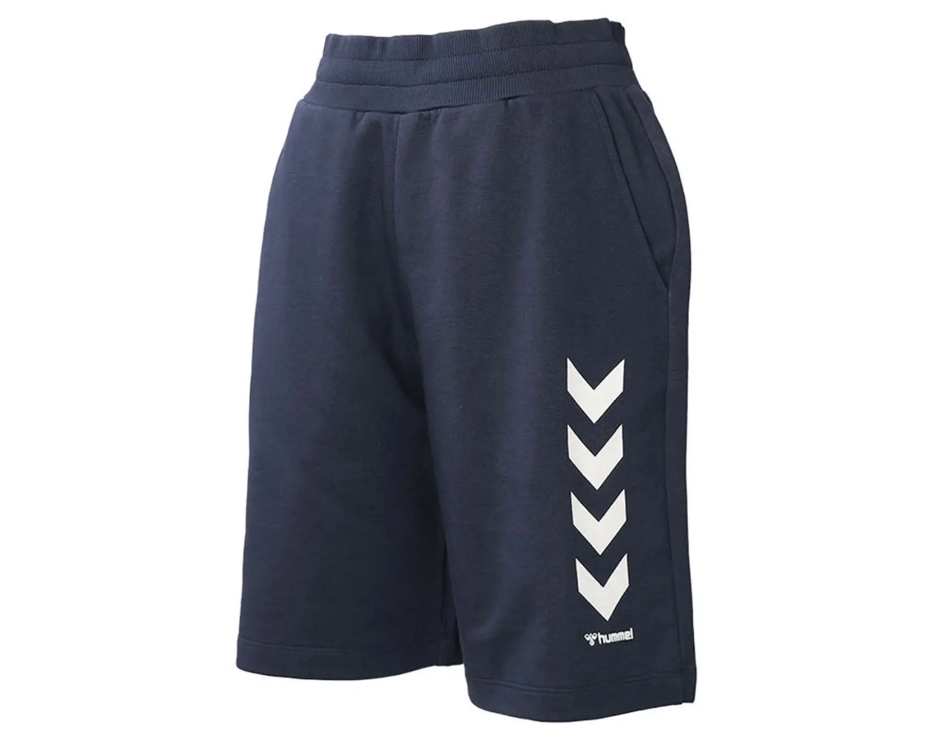 

Hummel Original men's Casual Shorts Navy Blue Color Comfortable Shorts for Sporty and Comfortable Walking Elastic Waist