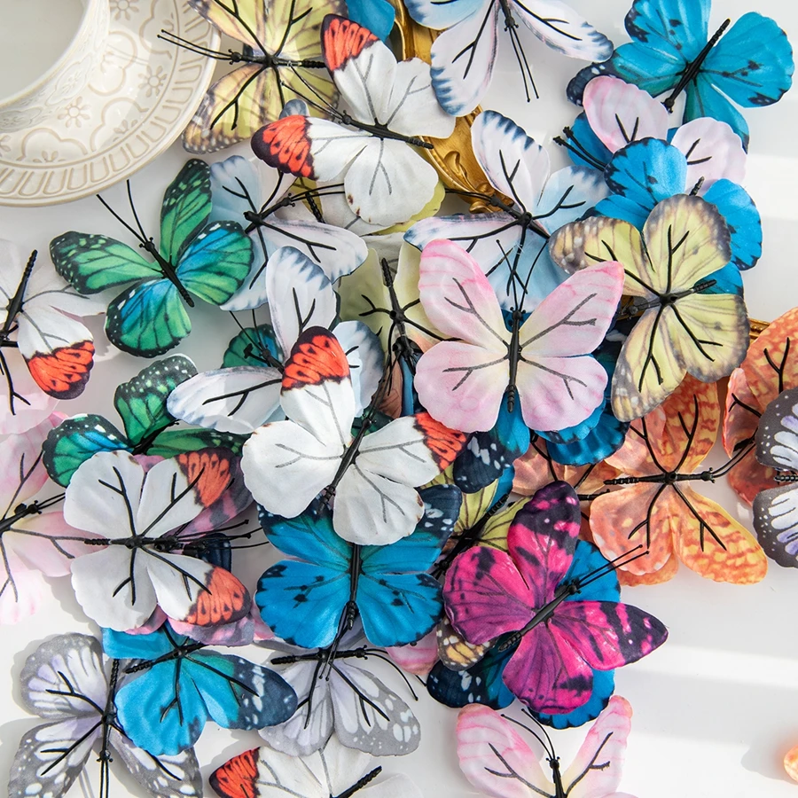 20pcs 3D Artificial Butterflies for Wedding and Party Decor