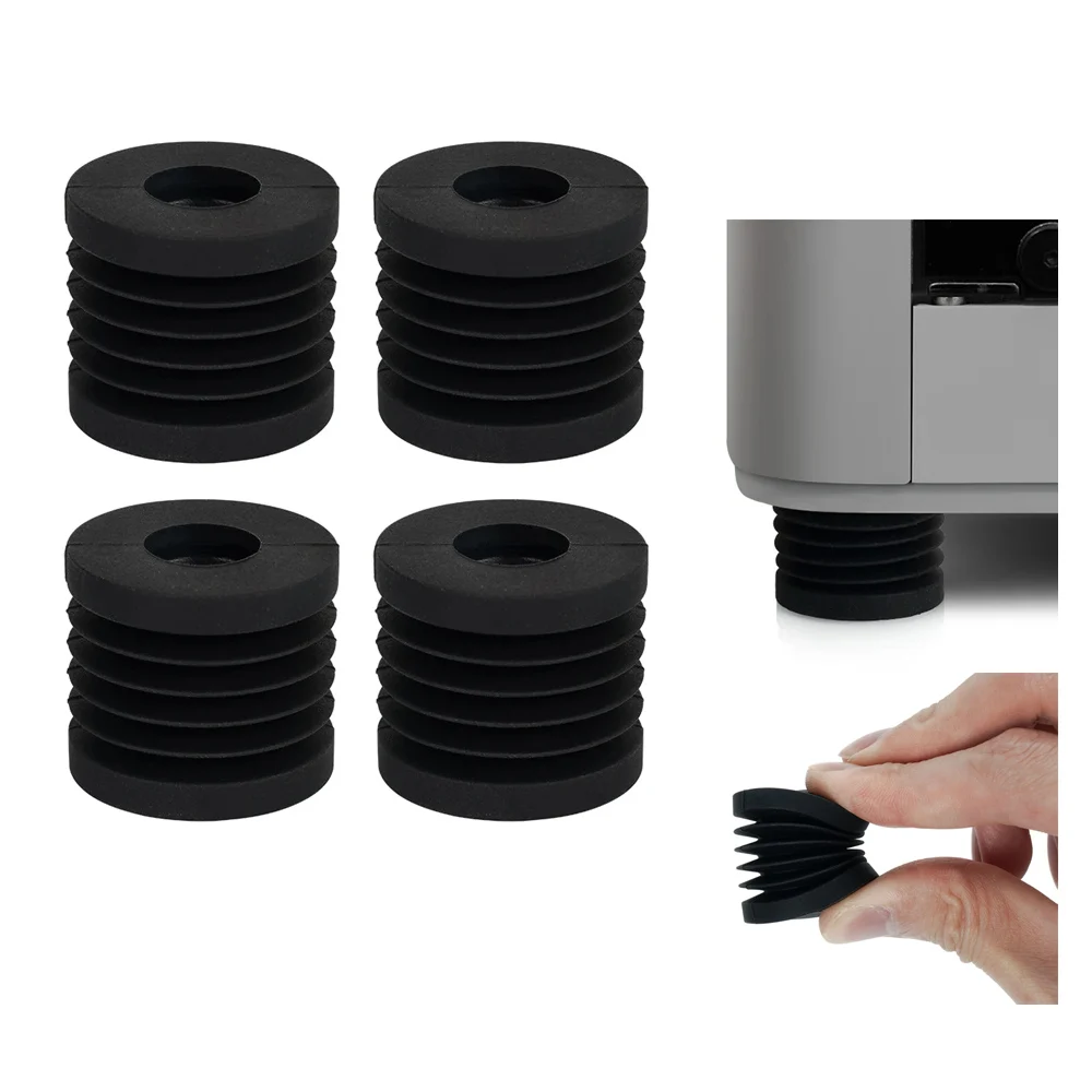 

For Bambu Lab Anti Vibration Feet For Bambulabs X1/X1C 3D Printer Anti-Shock Dust-proof Rubber Foot Anti-slip Rubber Shock Pad