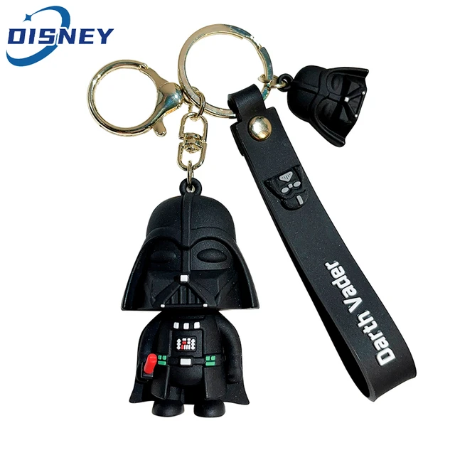 Disney Movie Star Wars Keychain Classic Figure Darth Vader Imperial  Stormtrooper Doll Keyrings Car Pendant Key Holder for Boys