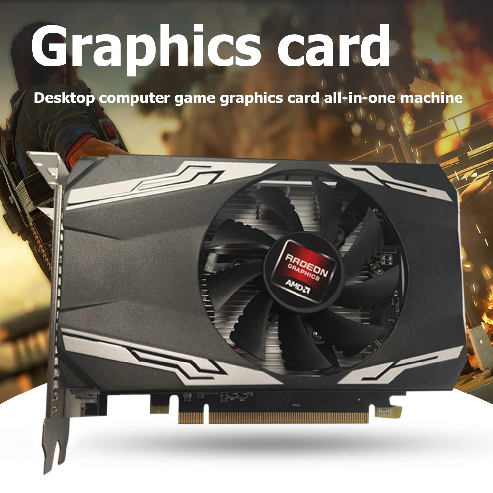 R7 240 4GB 128BIT Gaming Graphics Cards for PC Gamer Original Video Card Computer Graphics-cards Gaming Desktop Accessories