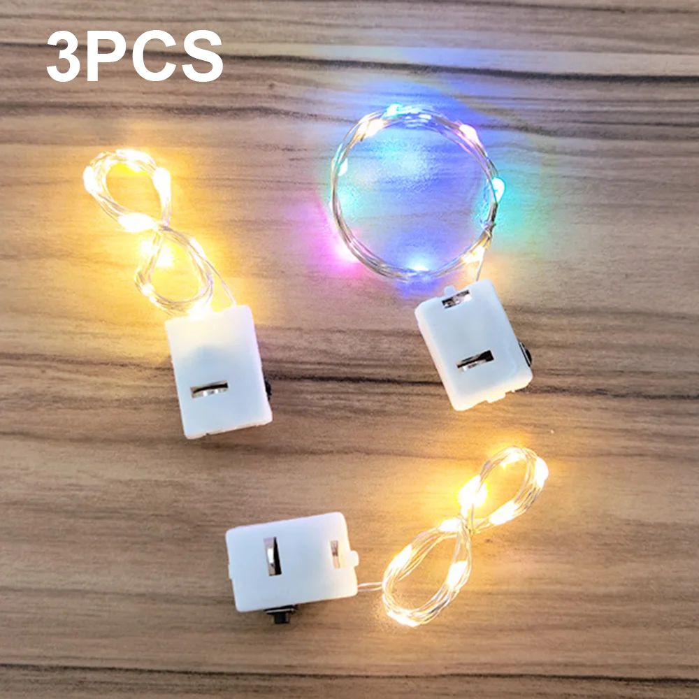 3Pcs Smart Flashing Restaurant Fast And Slow Lights With 3* Button Battery Decoration LED String Lights Christmas Wedding Party 3pcs led candle bulb c37 3w 5w 6w 7w e14 e27 b22 ac220v 240v 3000k 4000k 6000k for home decoration lamp