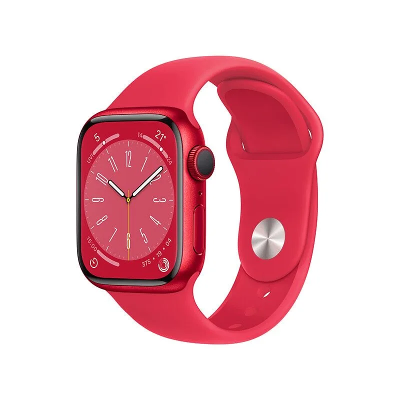 Apple Watch 8シリーズ100% 用アルミニウムケース,iOS用スポーツバンド 