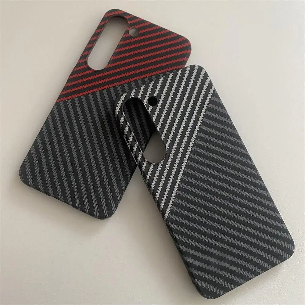 Luxury Matte Kevlar Carbon Fiber Phone Case with Magsafe Compatibility