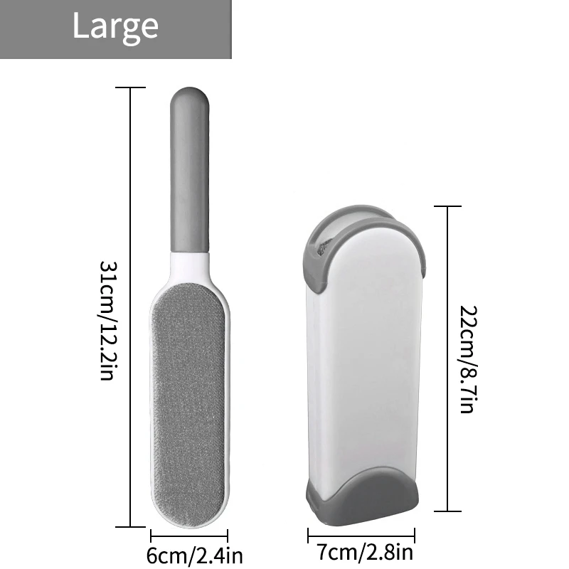 فرشاة سحرية لإزالة الوبر قابلة لإعادة الاستخدام لش...