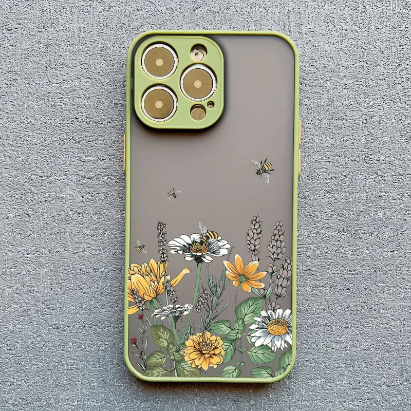 Elegant Pink & Purple Peony Flower Shockproof Phone Case