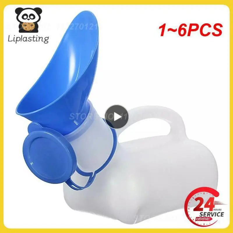 

1~6PCS Plastic Unisex Portable Mobile Urinal Toilet Bottle Urinal Pee bottle Journey Travel Kits Camping Travel Outdoor