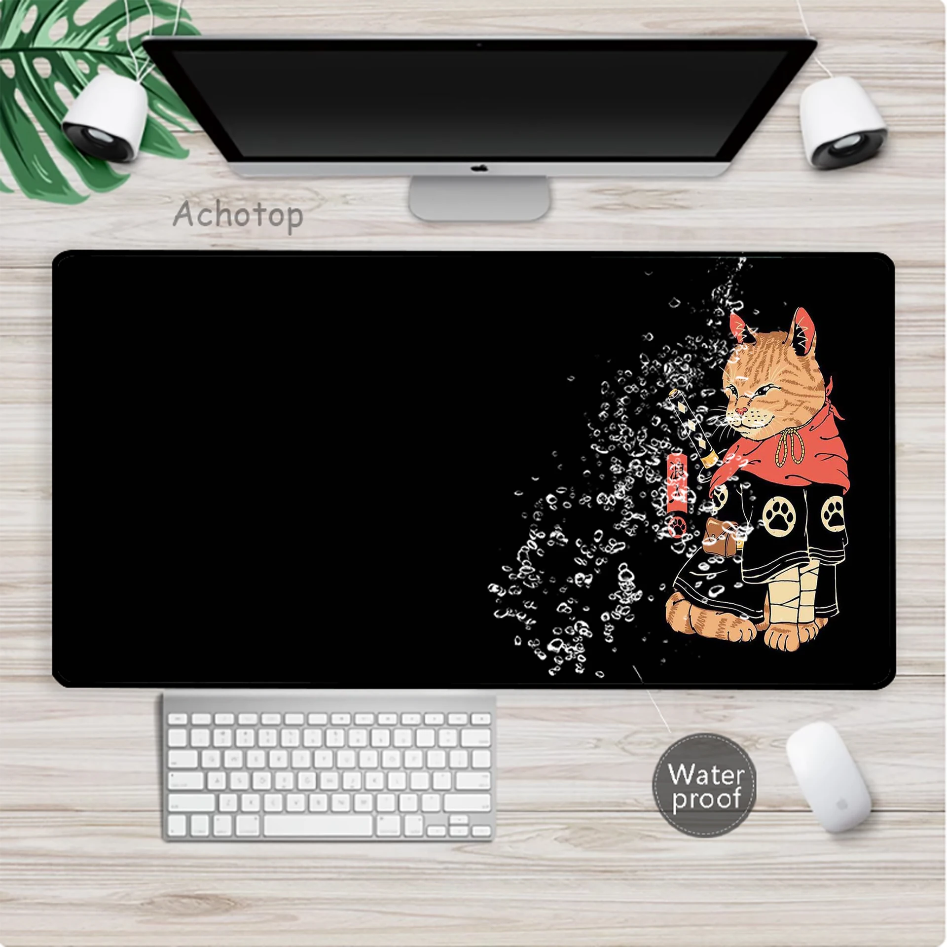 

Waterproof Japanese Gaming Mouse Pad Large Mouse Mat Laptop Mouse Rubber Carpet Game Carpet Keyboard Pads Gamer Desk Mat