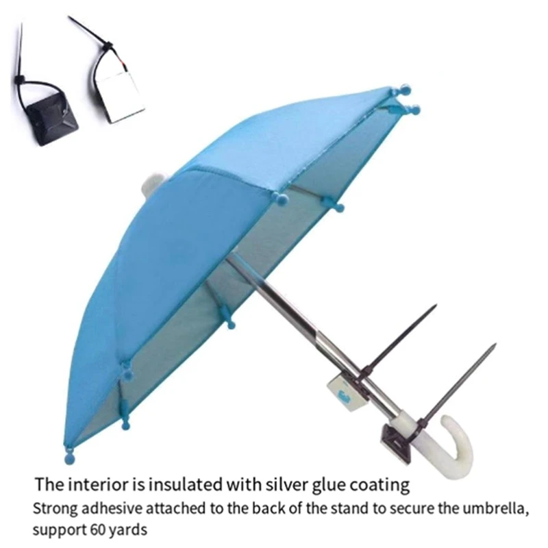 

Универсальный мини-держатель зонта с присосками, галстуками, фотодержателем из полиэстера, 1 комплект