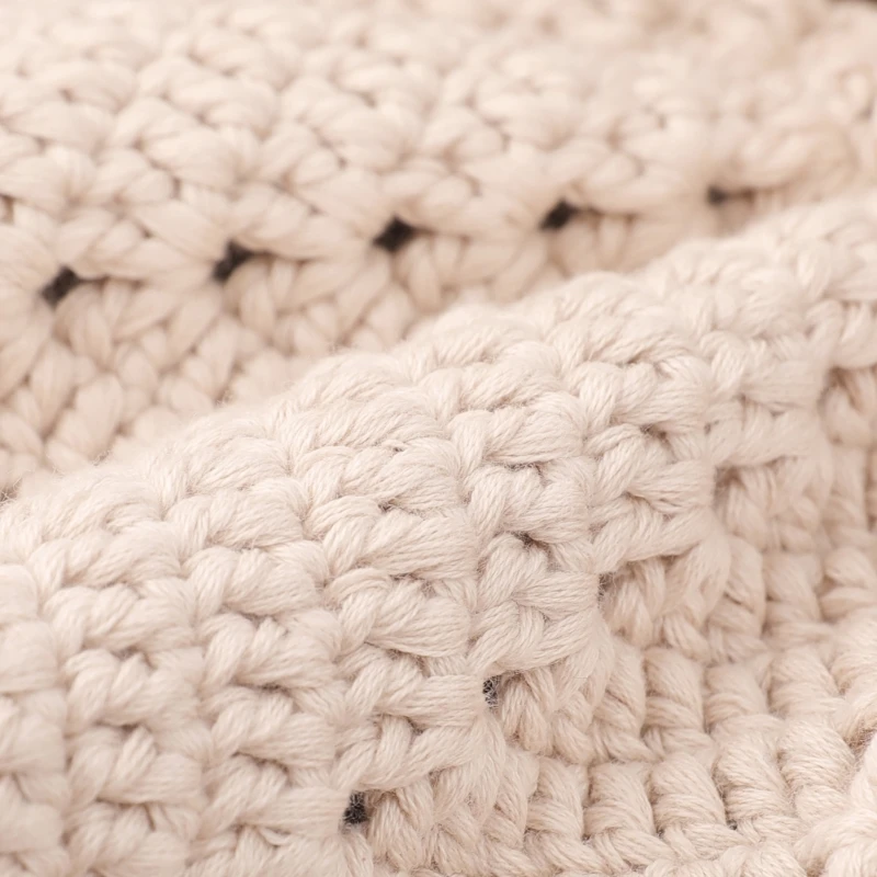 Crochet Cotton Baby Towel kawaii Knitted Bear Doll Newborns Security Comforters Blanket Baby Boy Girl Face Towel Soothing