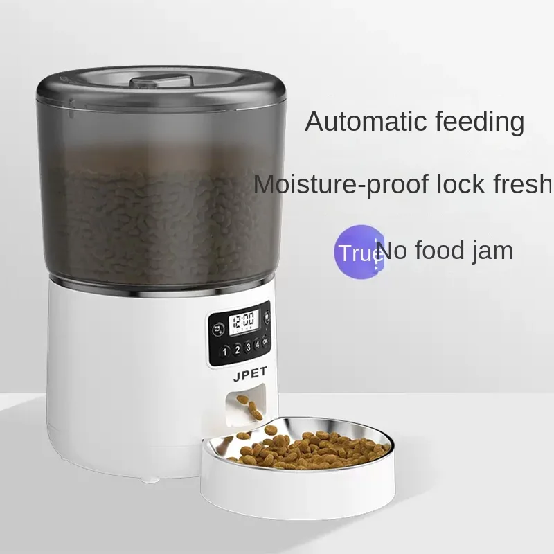 

Intelligent automatic pet feeder for cats and dogs Regular and quantitative automatic feeding machine for cat food and dog food