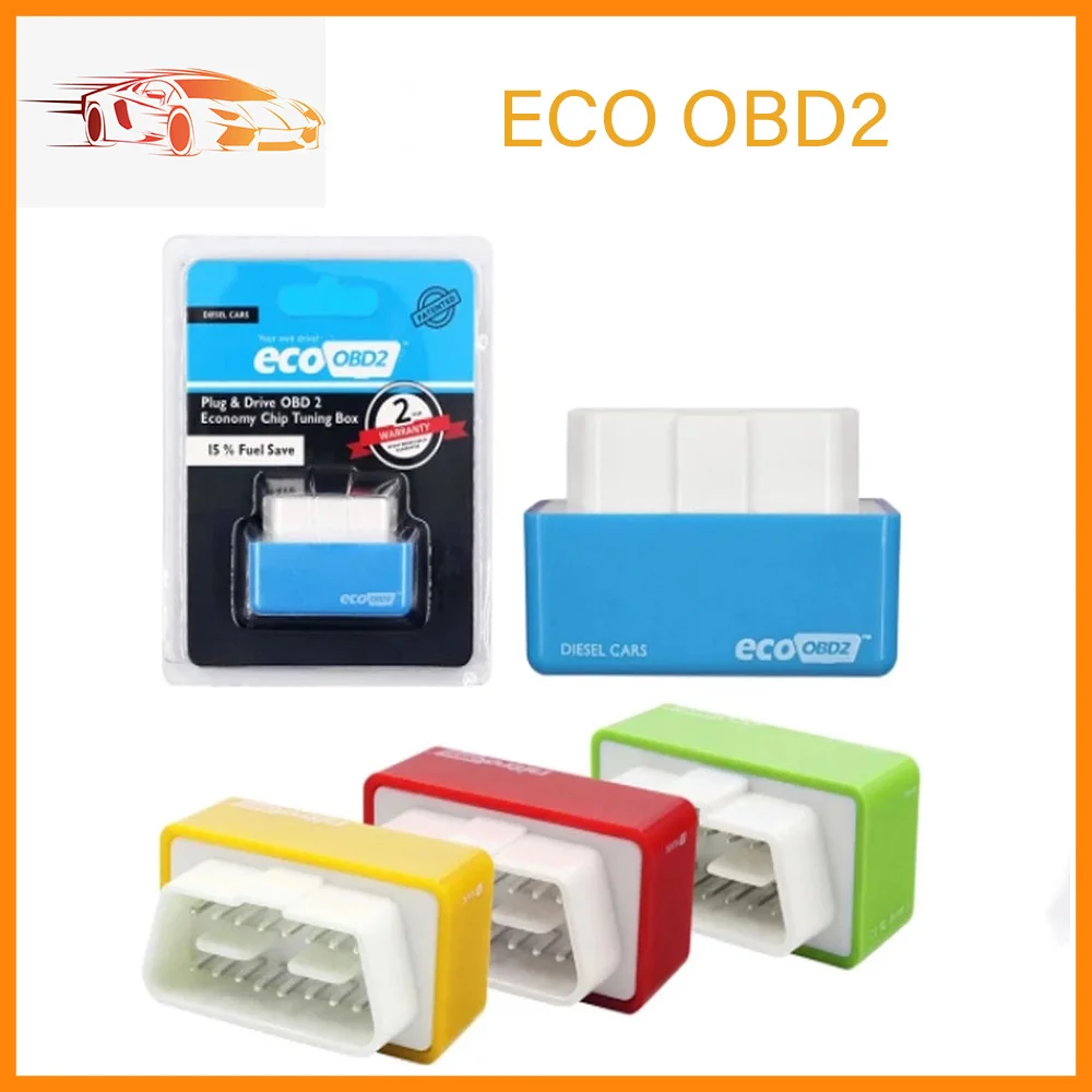 Condimento reflejar Estúpido Eco OBD2 15% Fuel Save More Power Economy Chip Tuning Box EcoOBD2 For  Diesel Gasoline Car Plug&Driver