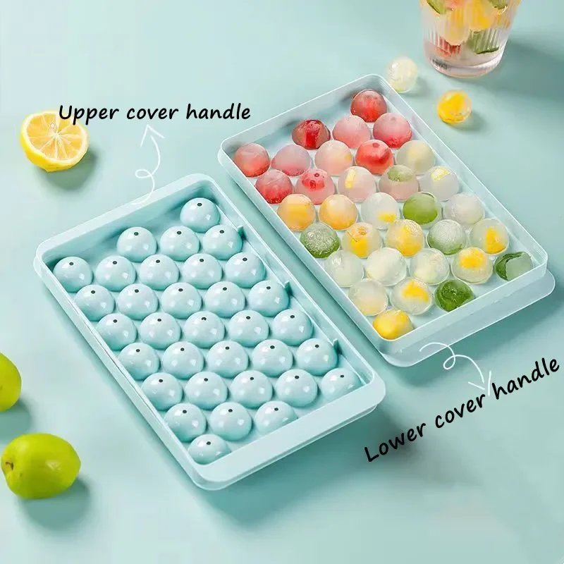 Couleur Blanche Bac à Glaçons En Silicone 24 Cubes, Avec Couvercle, Pour Boisson, Gelée