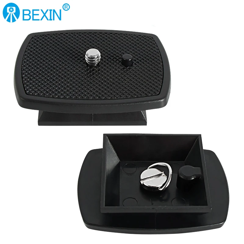 Dslr Quick Release Plate Camera Plate Tripod Head Adapter With 1/4 Screw For Yunteng Velbon 690 590 600 Camera Tripod camera clamp camera tripod plate