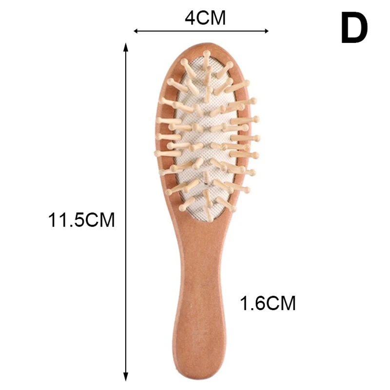 Professional Wooden Hairbrush: Anti-Loss Scalp Massage Comb