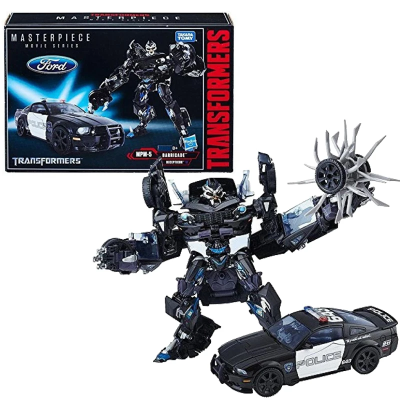 

Transformers Masterpiece Movie Series MPM-5 MPM05 Autobot Barricade Transformer Action Figure Collection Model Toy