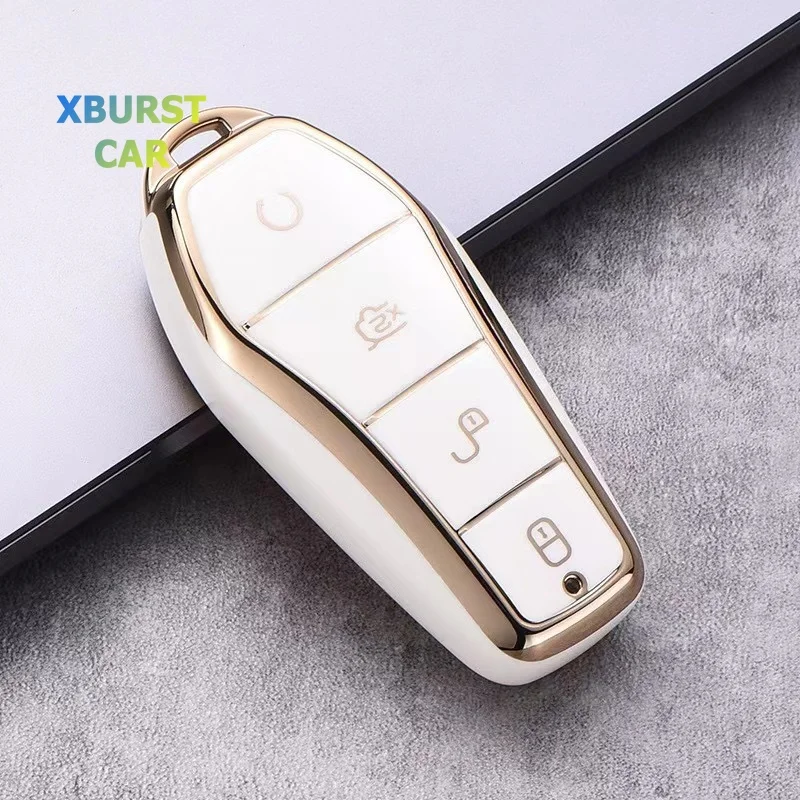 Чехол-брелок из ТПУ для BYD Atto 3 Han EV Dolphin Song PRO Max Tang DM Yuan Dolphin E2 Qin PLUS