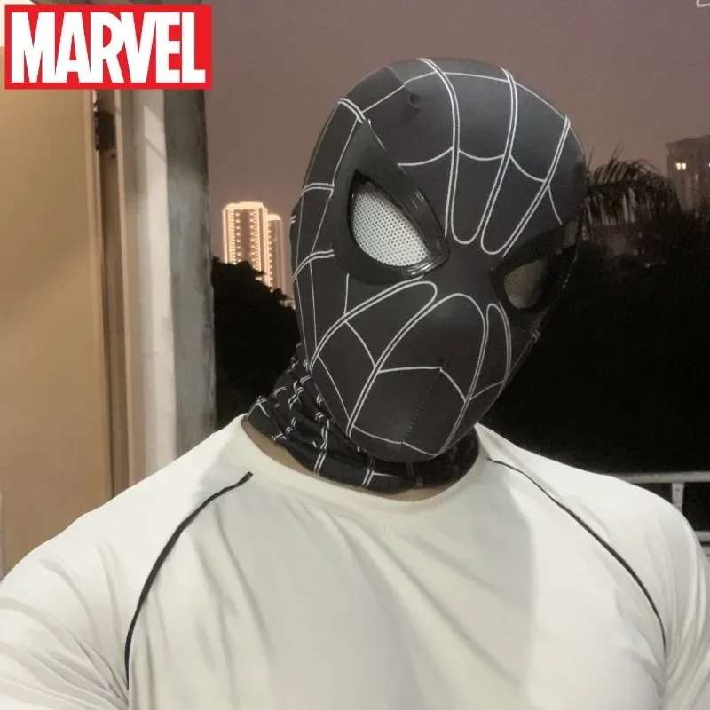 

Mascara Spiderman Headgear Mask Cosplay Moving Eyes Electronic Mask Spider Man 1:1 Remote Control Elastic Toys Adults Kids Gift