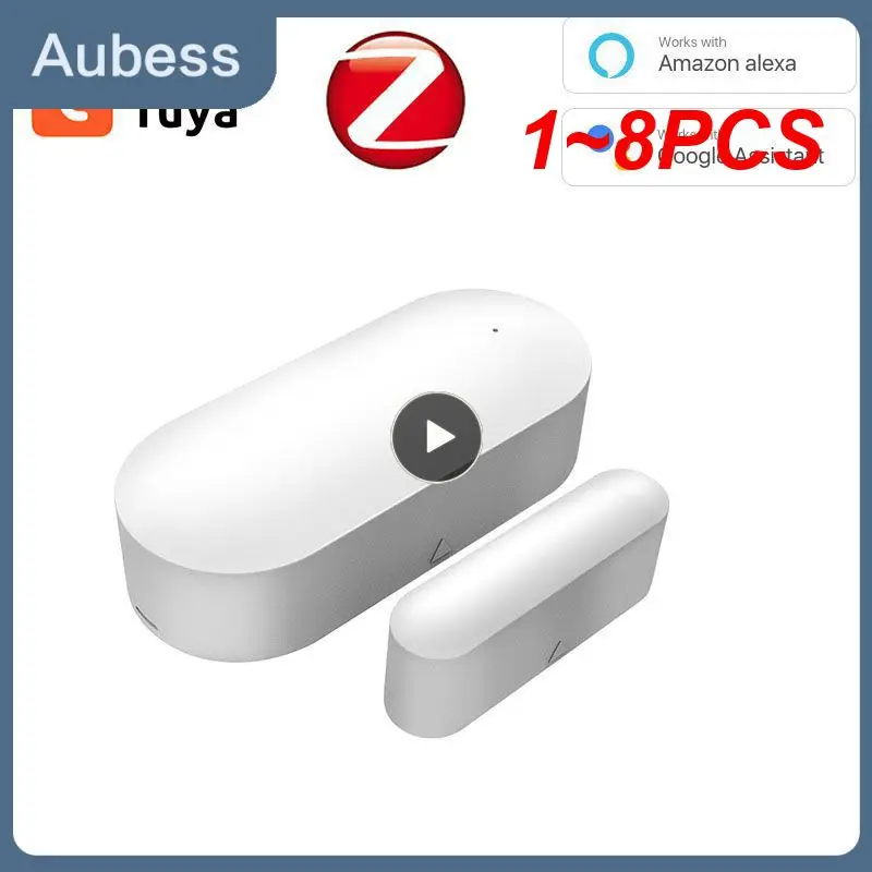

Датчик окон и дверей, 1-8 шт., работает с умным домом Tuya Hub Alexa Home