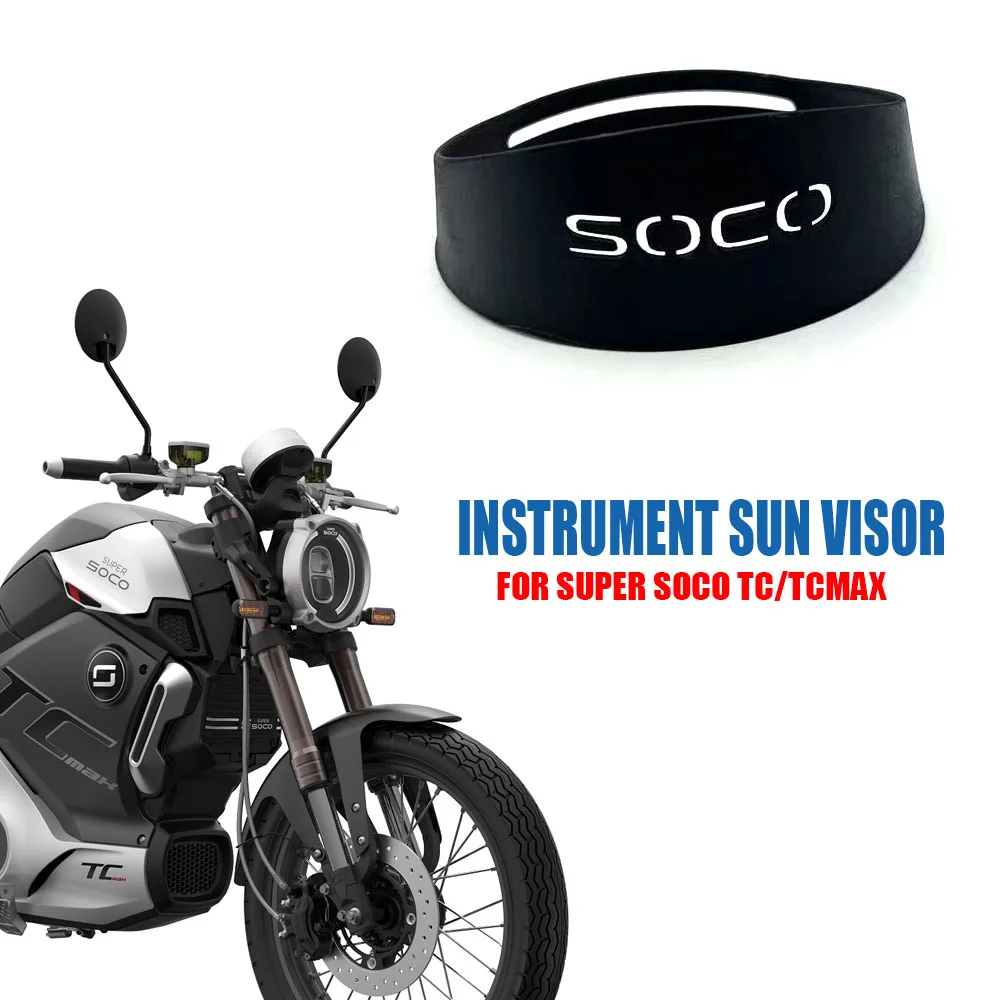 

For Super SOCO TC TCMAX TCX Motorcycle Instrument Surround Visor Protect Guard Cover