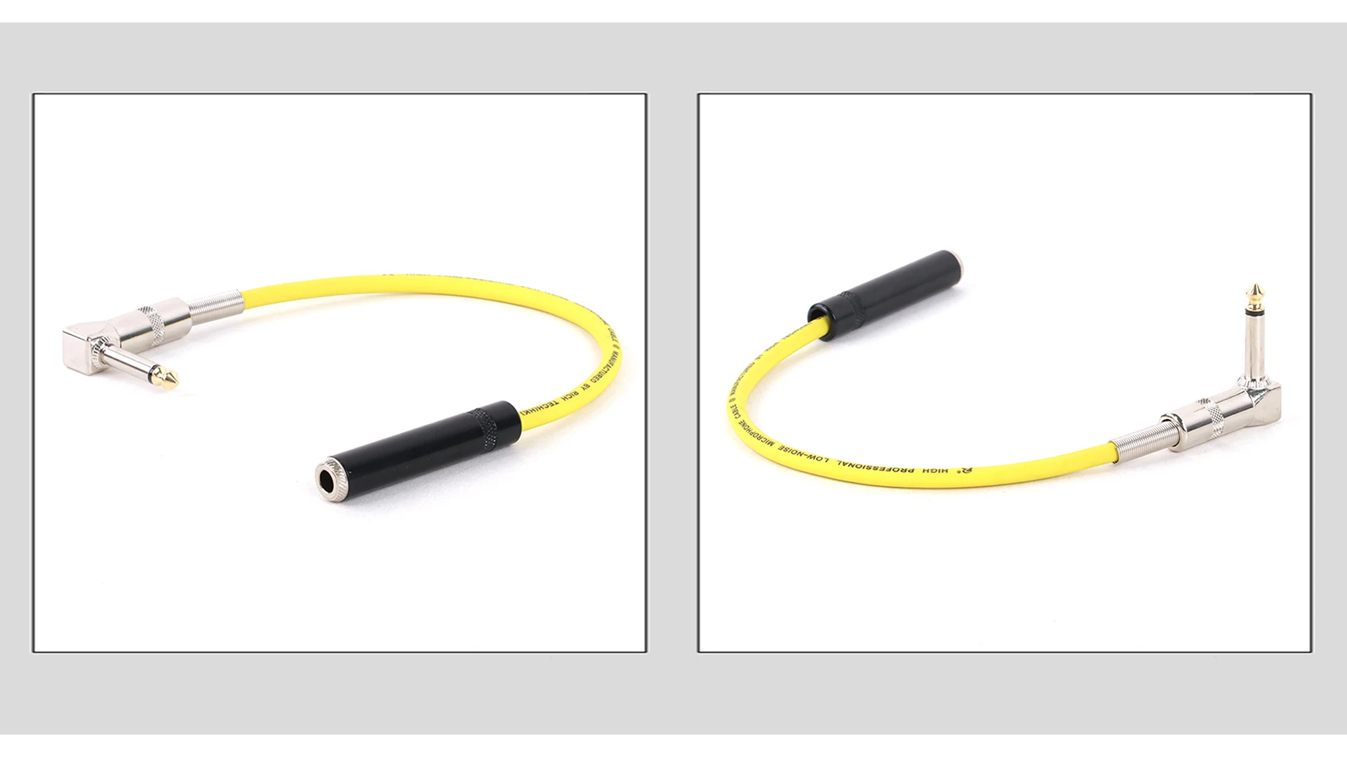 1pc rechtwinklig 1/4inch ts Mono-Stecker auf gerade 6,5 Stereo-Buchse Audio kabel 90 Grad Biegung 6,35 Audio-Verlängerung kabel 0,3 M-15M – Detail 3