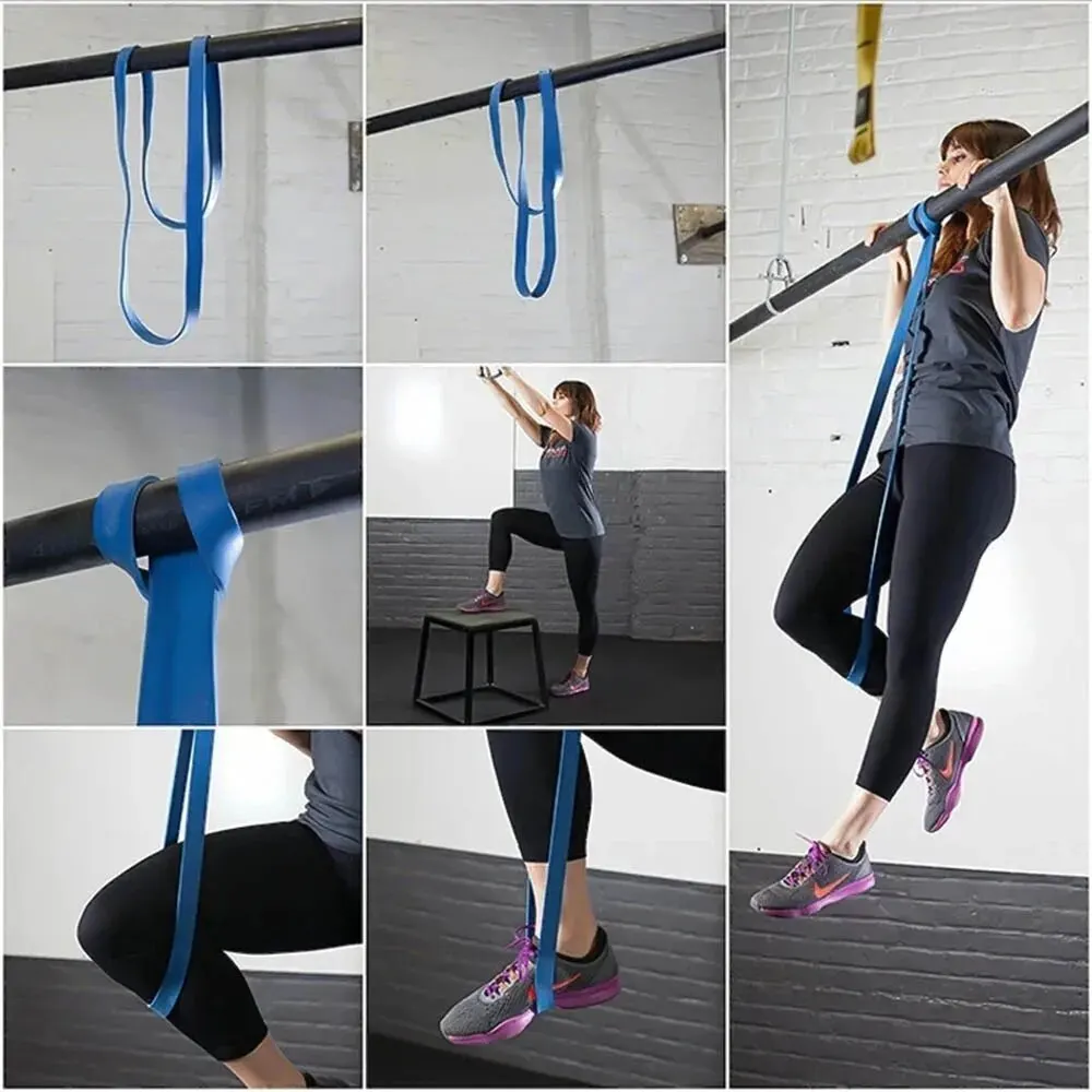 Resistance Bands Heavy Duty Latex Elastic Belt Pull Up Assist for Pilates Workout Fitness
