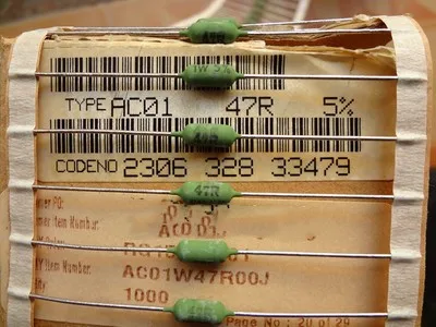 Жаростойкость 1W47R 1W47ohm 1W47ohm AC01 47R 5% 3,8*9