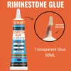 FIXWANT 50ml Transparent Rhinestones Glue for Diamond Jewelry, Crafts, Fabric, and More 4