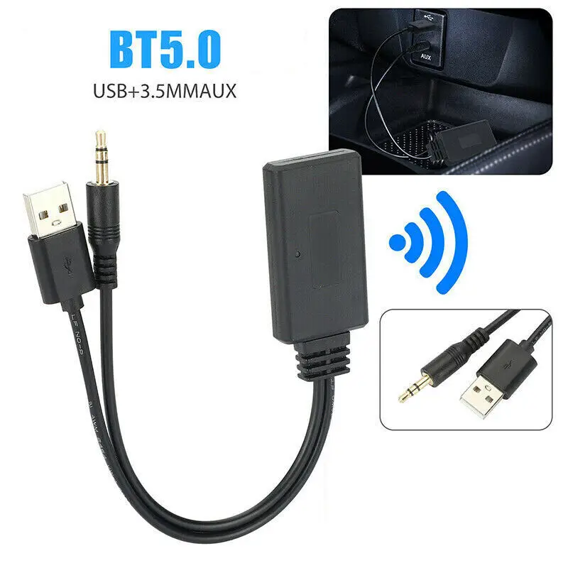 

Автомобильный AUX беспроводной Bluetooth аудио приемник 3,5 мм Bluetooth аудио кабель HIFI Качество звука Bluetooth приемник