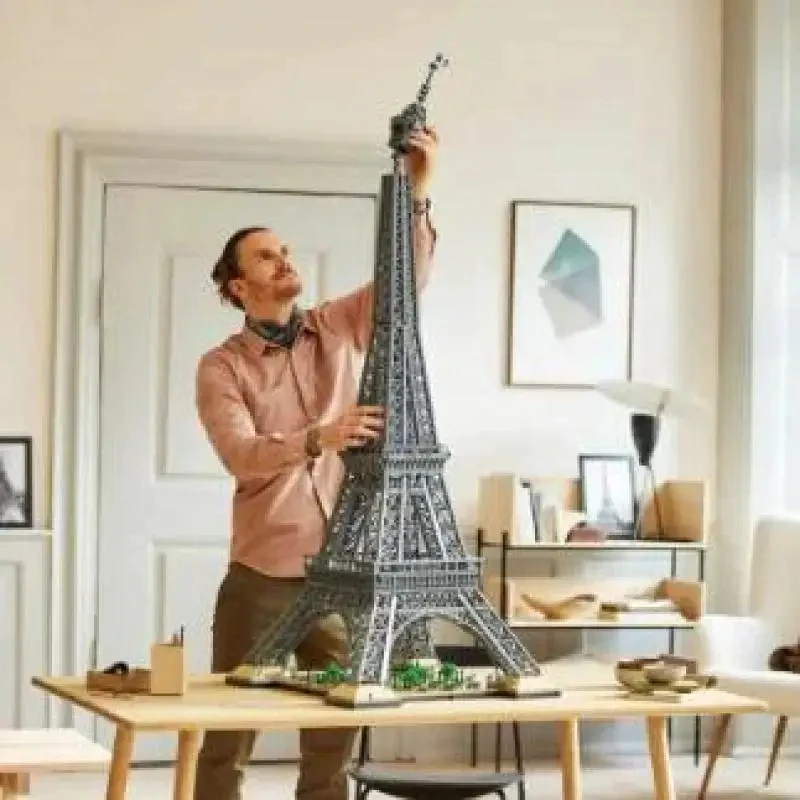 10001Pcs Eiffel Tower Bulding Blocks 1.5M Compatible 10307 Tall Model Bricks PARIS Architecture for Birthday Kids Gifts Toys