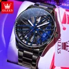 OLEVS Luxury Wheel Men's Watch Waterproof Rotary Sport Car Rim Man Quartz Watch High Quality Fashion Best Selling Luminous Watch 1