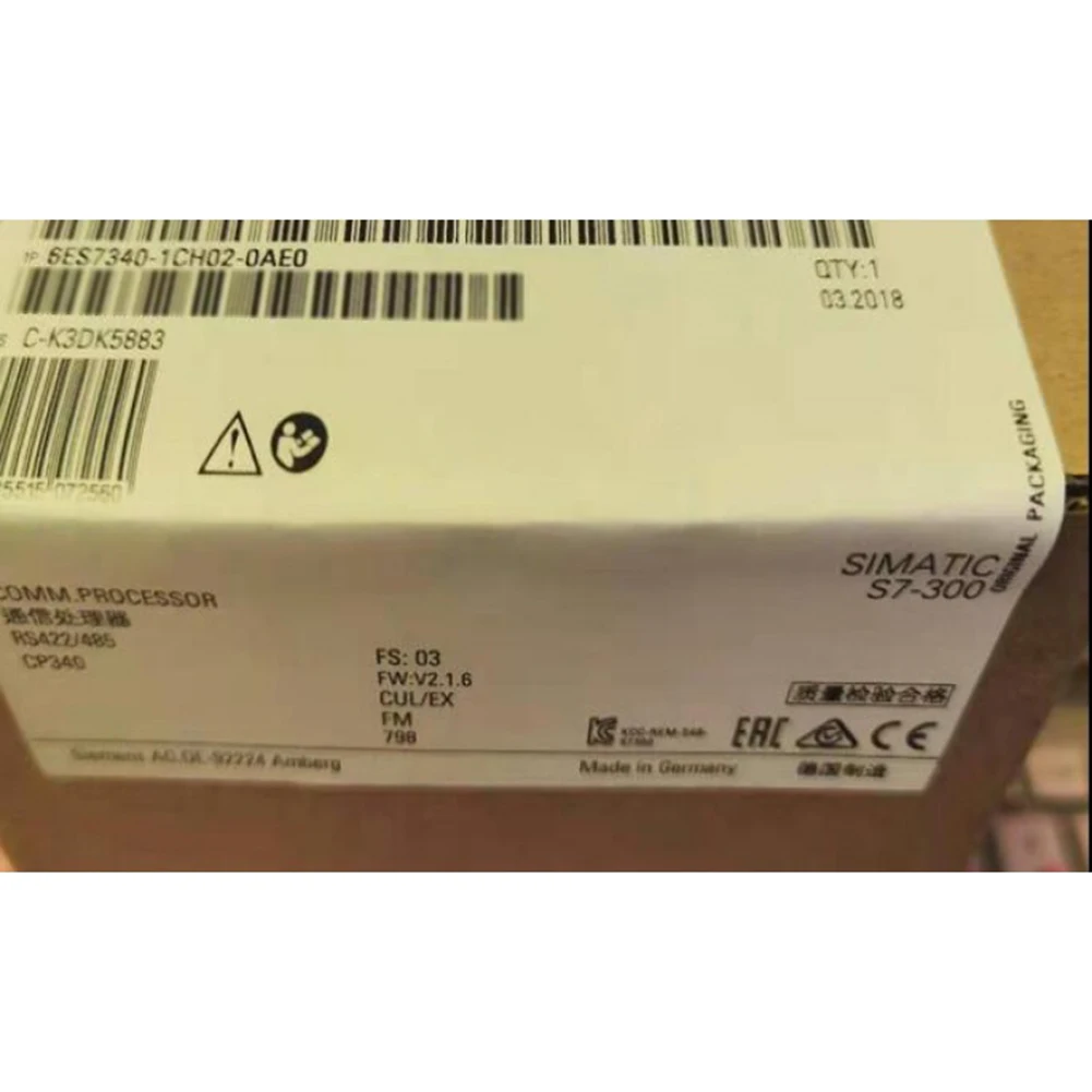 Per Siemens S7-300 Modulo 6Es7340-1Ch02-0Ae0 In Scatola