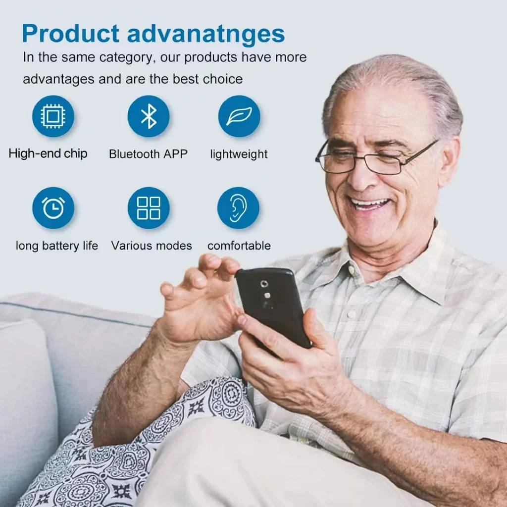 Best 30 channel Rechargeable Hearing Aid Mini Digital Sound Amplifier Wireless Ear Aids for Elderly Deafness to Severe hear Loss 4