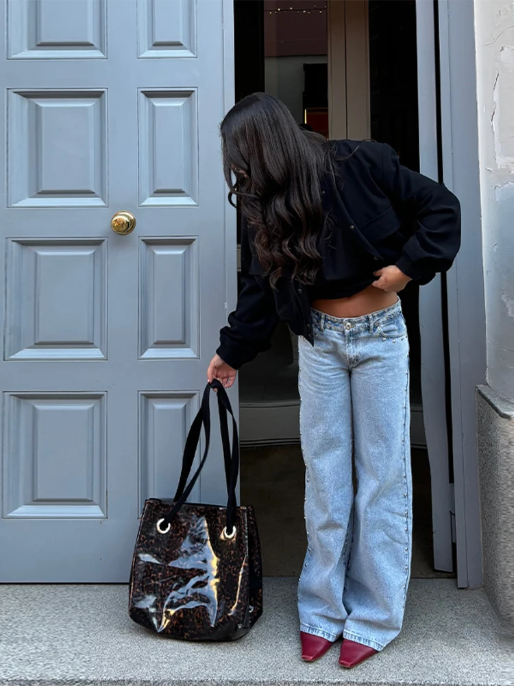 新品未使用』新作starteam leopard jeans black 32 LEOPARD STAR JEANS BLACK – The Star Team