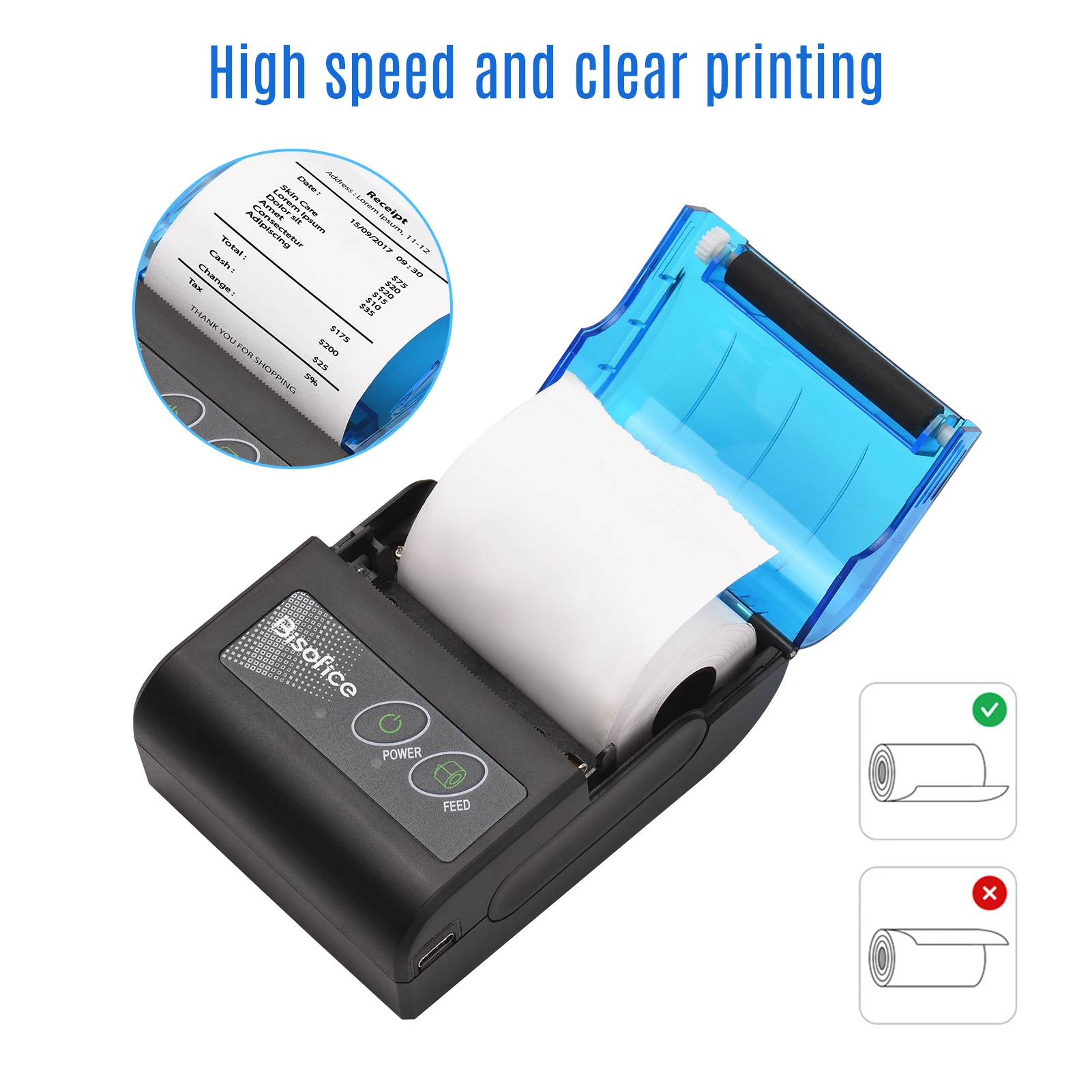 Brother RJ-2055WB mobiele bonprinter zwart met bluetooth en wifi Brother RJ-2055WB mobiele bonprinter zwart met bluetooth en wifi