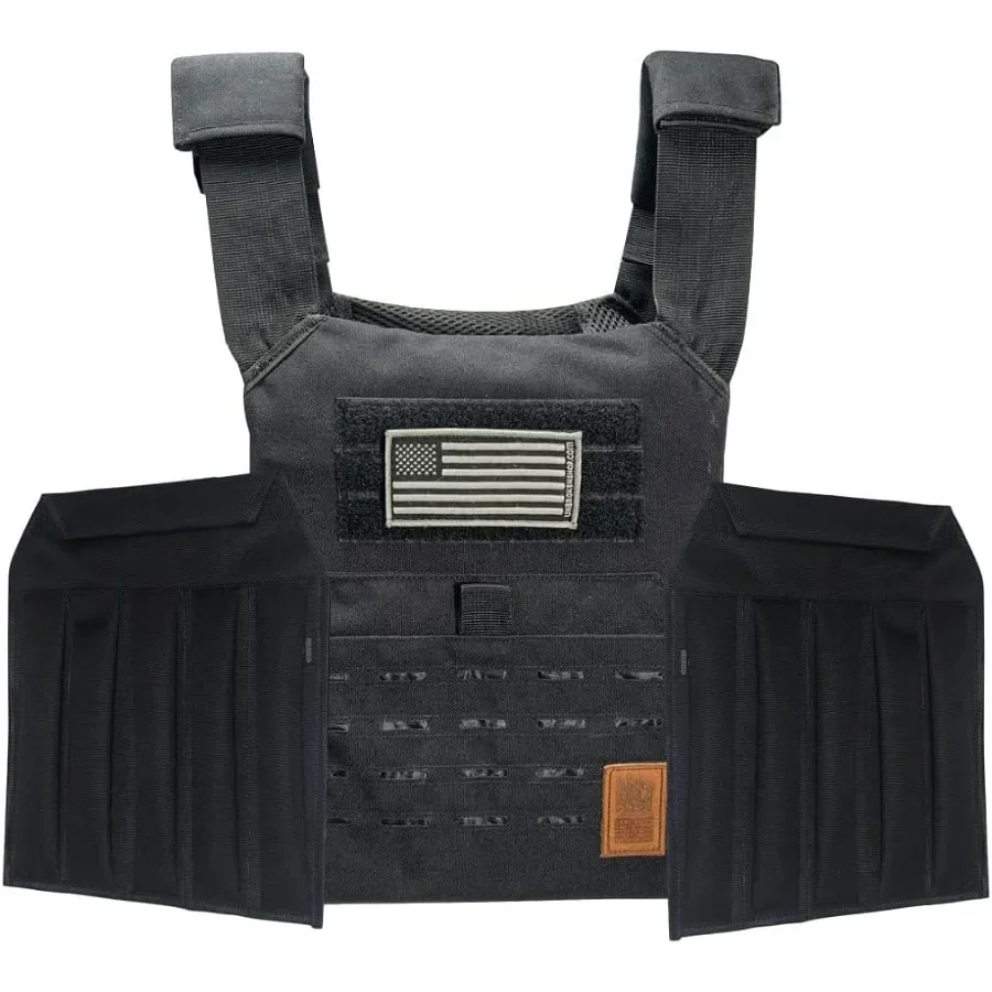 Unbrokenshop SPEED VEST Weighted Vest Woman, Heavy-duty fabrics optimized for running and workouts 15lb sand plates