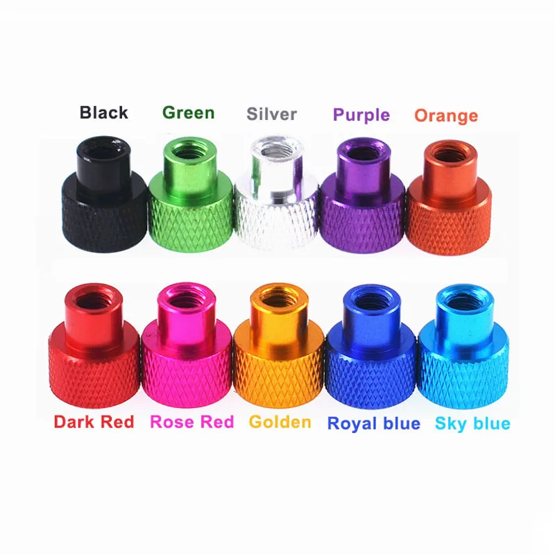 Aluminum Frame Hand-Tighten Flange Thumb Nut with Knurled Grip