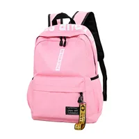 Sac à dos d'étudiant léger à la mode, Logo personnalisable, sac à double épaule décontracté, sangle d'épaule en Arc, doublure en Polyester Oxford 3